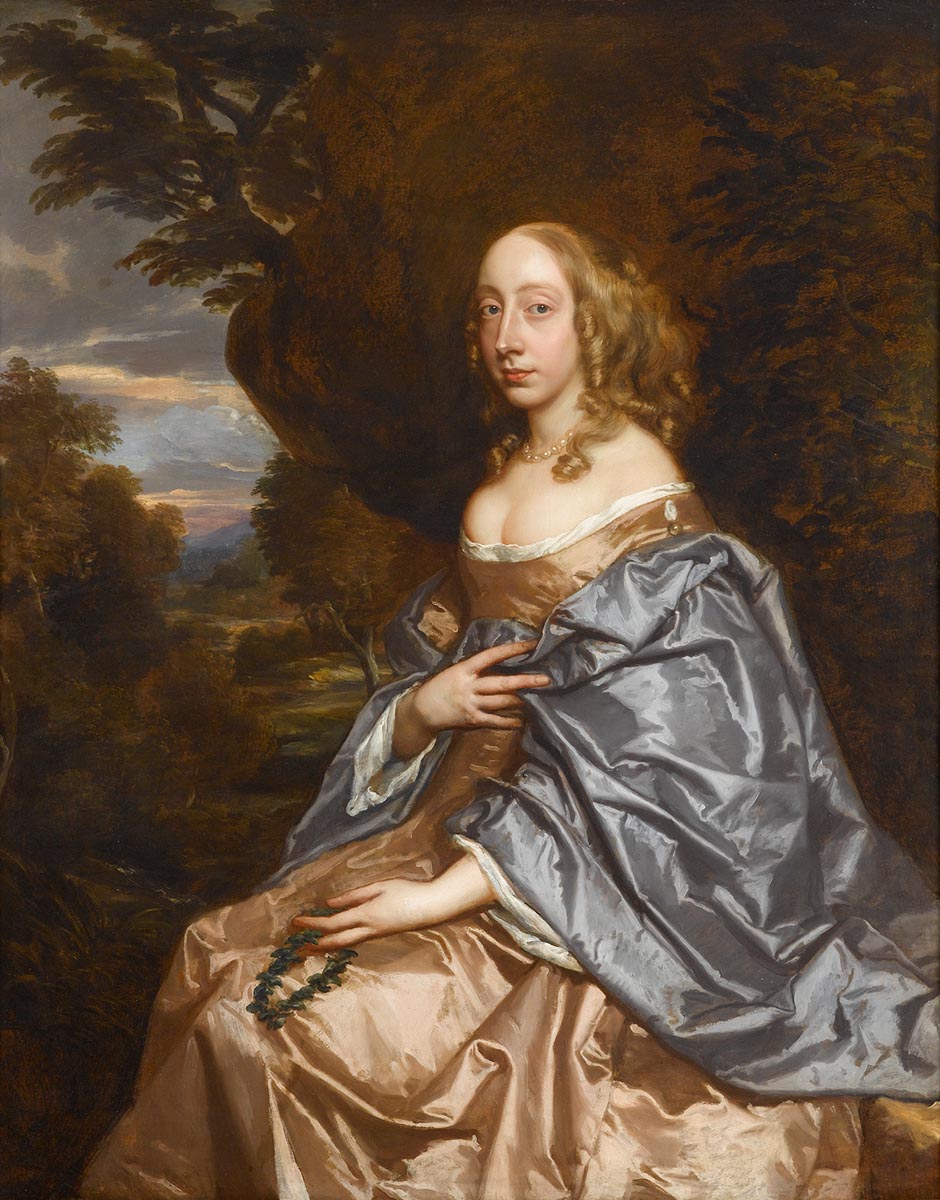 Attributed to Sir Peter Lely (British 1618-1680), An Elegant Lady, Believed to be Countess Anne, Seated in a Landscape, Oil on canvas, Sold at Freeman's for $169,000
